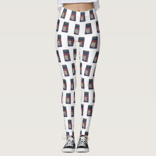 80:s 90:e Calculator Math School Nostalgia Leggings
