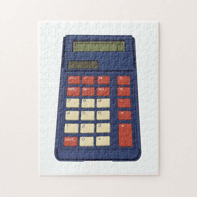 80:s 90:e Calculator Math School Nostalgia Pussel (Vertikal)