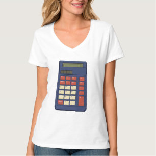 80:s 90:e Calculator Math School Nostalgia T Shirt