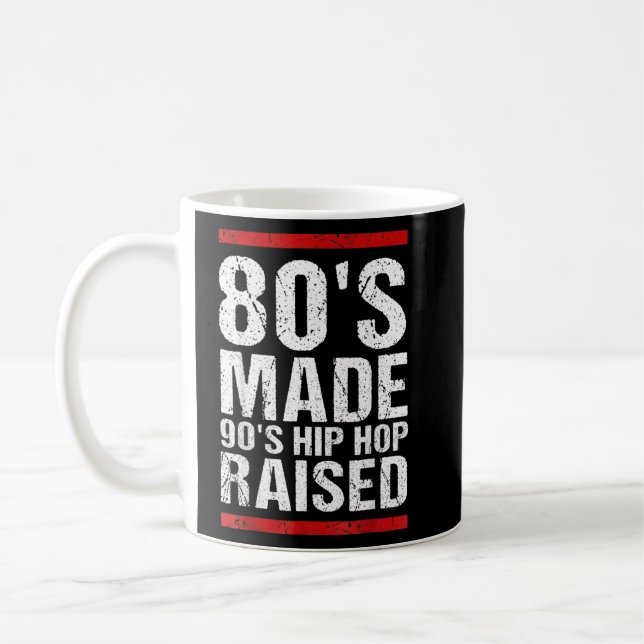 80:s 90:e Hip hop-upplyst apparat 2 Kaffemugg (Vänster)