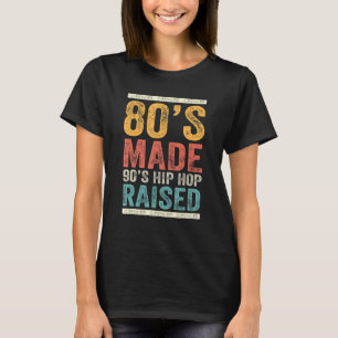 80:s 90:s Hip hop-upplysta apparat 6 T Shirt