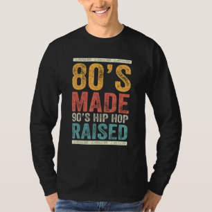 80:s 90:s Hip hop-upplysta apparat 6 T Shirt