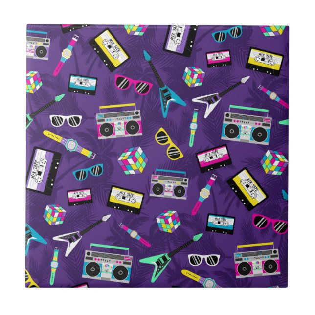 80:s design kakelplatta (Framsidan)