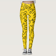 80:s Gult och svart form och bläckfisk