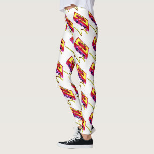 80:s kassettband leggings