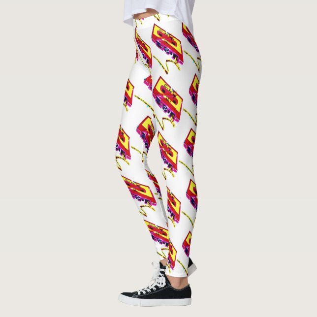 80:s kassettband leggings (Vänster)