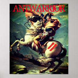 80:s musik Ant-krigare vid gränsen-retro punk Poster