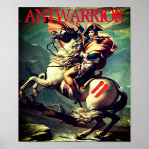 80:s musik Ant-krigare vid gränsen-retro punk Poster