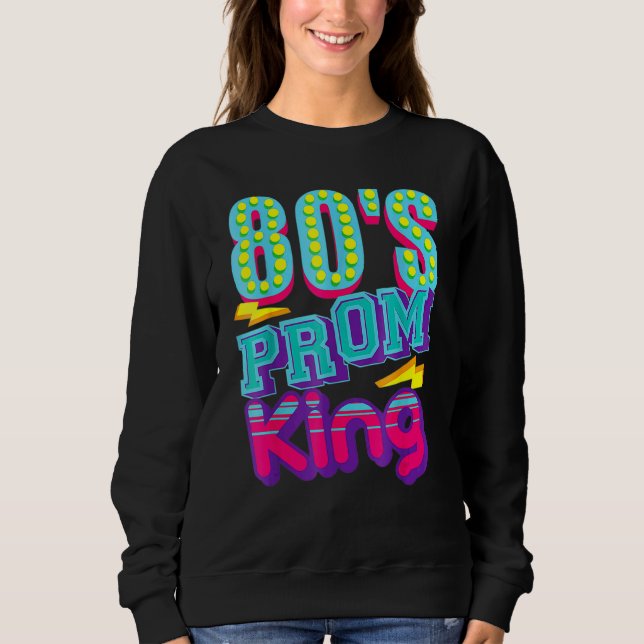 80:s Prom Kung Disco Throwback Nostalgic T Shirt (Framsida)