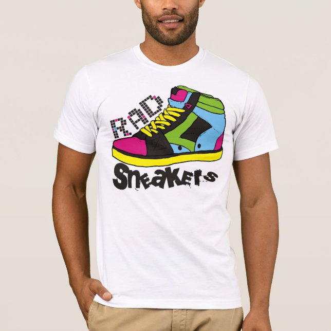 80:s RAD Sneakers Tee Shirt (Framsida)