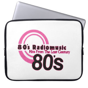80:s Radio Music Laptop Fodral
