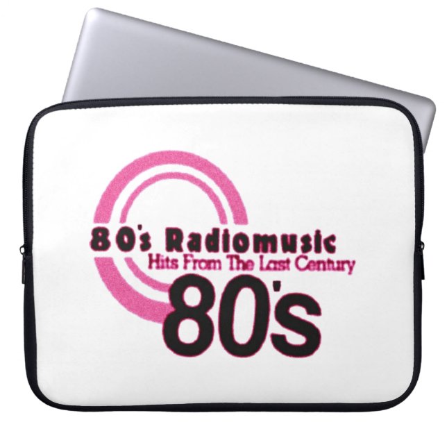 80:s Radio Music Laptop Fodral (Framsidan)