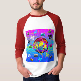 80:S RETRO OLD SCHOOL CASSETTE-BAND T SHIRT