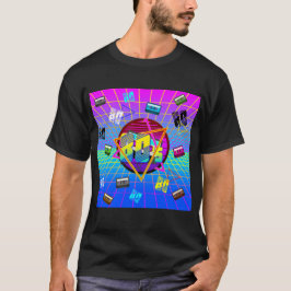 80:S RETRO OLD SCHOOL CASSETTE-BAND T SHIRT