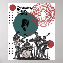 80:s sten-band Poster