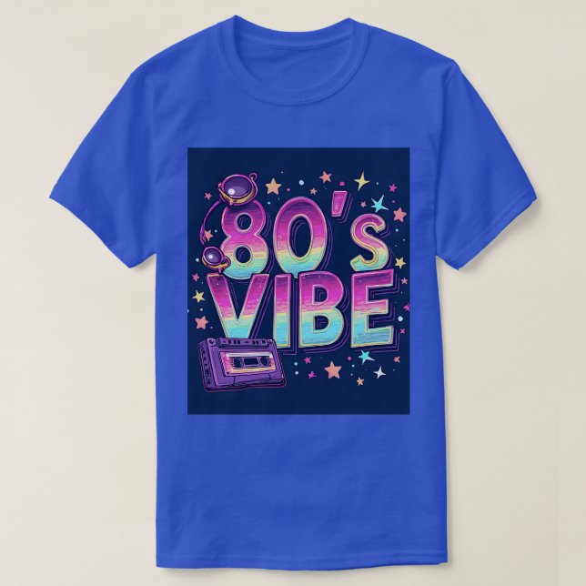 80’s Vibe Trendy T-Shirt (Design framsida)