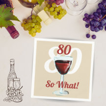 80 Så vad Röda Vin 80:e födelsedagen