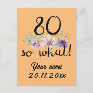 80, så vilken 80:e födelsedag nuny helg vykort