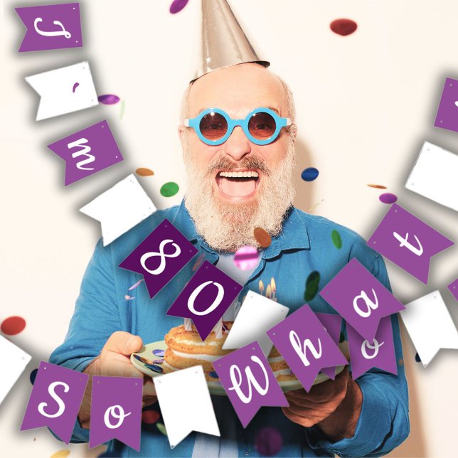 80, så vilken underbar, inspirerande 80:e födelsed vimplar (Skapare uppladdad)