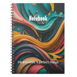 80 sidor med svartvitt streck anteckningsbok