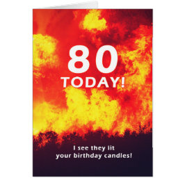 80 Skogsbrandsladd Humor Hälsningskort