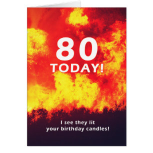 80 Skogsbrandsladd Humor Hälsningskort