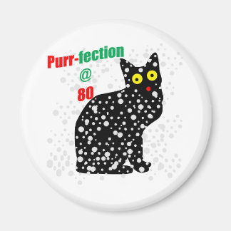 80 Snö Cat Purr-fektion Magnet