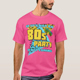 80-tal 1980 Retro festtjej T Shirt