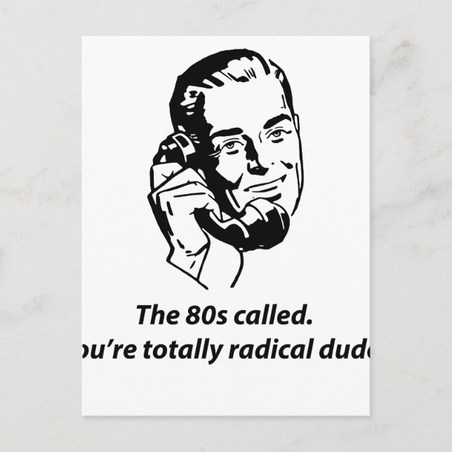 80-tal anropades vykort (Framsida)