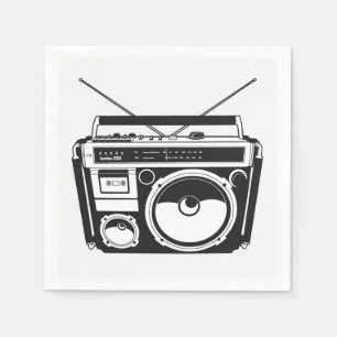 80-tal Boombox Pappersservett