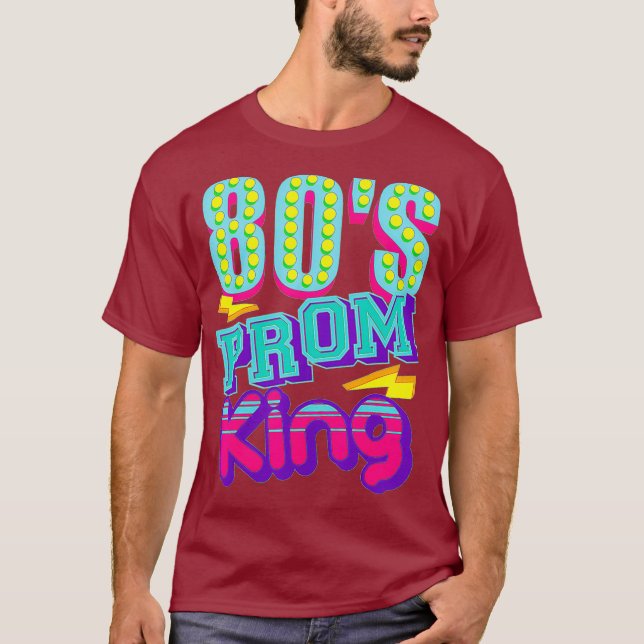 80-tal Prom Kung Shirt Funny Disco Throwback Gift T Shirt (Framsida)
