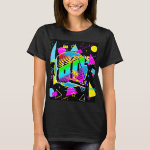 80-TAL RETRO VINTAGE GAMMAL SCHOOL STIL T SHIRT