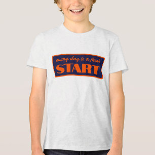 80-tal Stil plåt med Röda Färg T Shirt