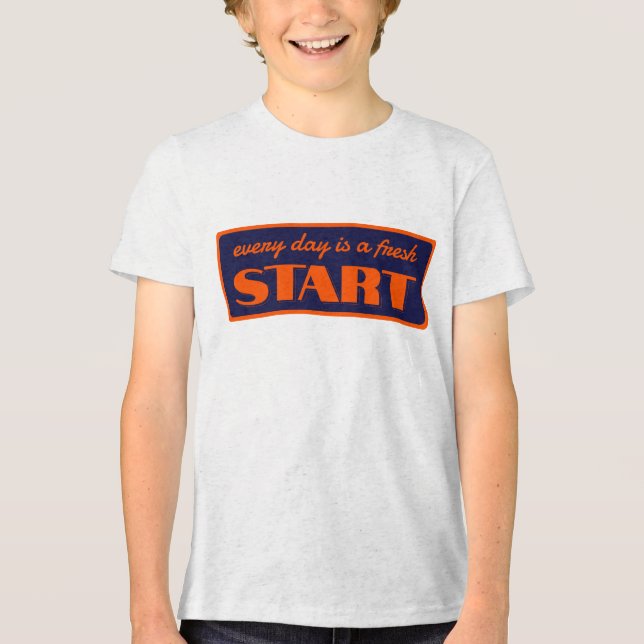 80-tal Stil plåt med Röda Färg T Shirt (Framsida)