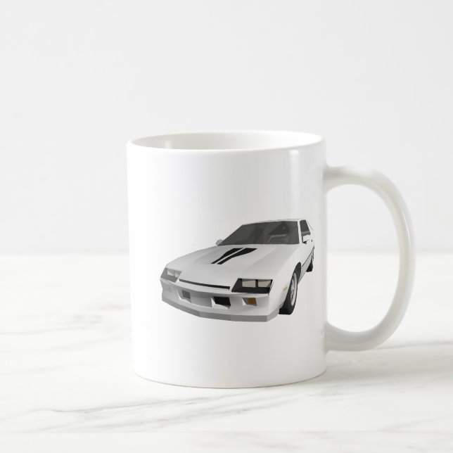 80-talCamaro sportbil: 3D modellerar: Kaffemugg (Höger)