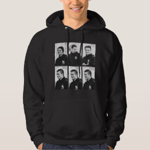 80-talet Fläkt av Rock musik Band No Art Music Pho Hoodie