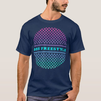 80-talet Freestyle Vintage 80-tal Retro Disco Boll T Shirt