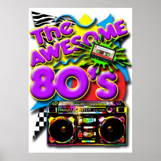 80-talet i Fantastisk Poster