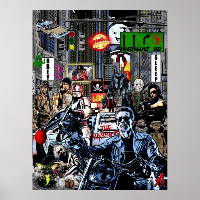 80-talet poster (Framsidan)