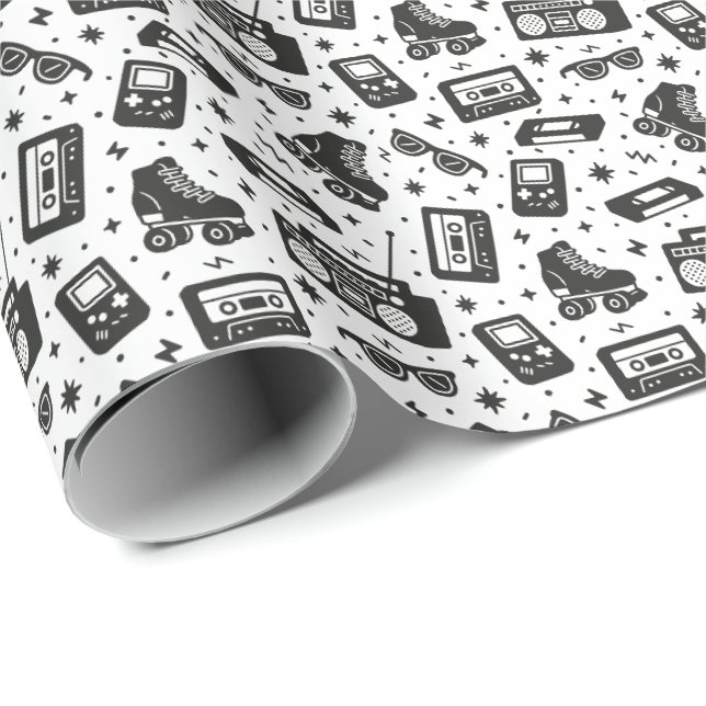 80-talet presentpapper (Rullad Hörn)