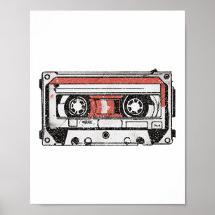 80-talets 90-tal nostalgiskt Retro Cette-bandbakba Poster