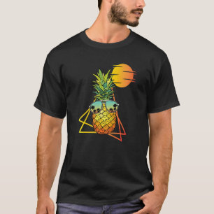 80-talets anananas fruktapparat Aloha Hawaii-strän T Shirt