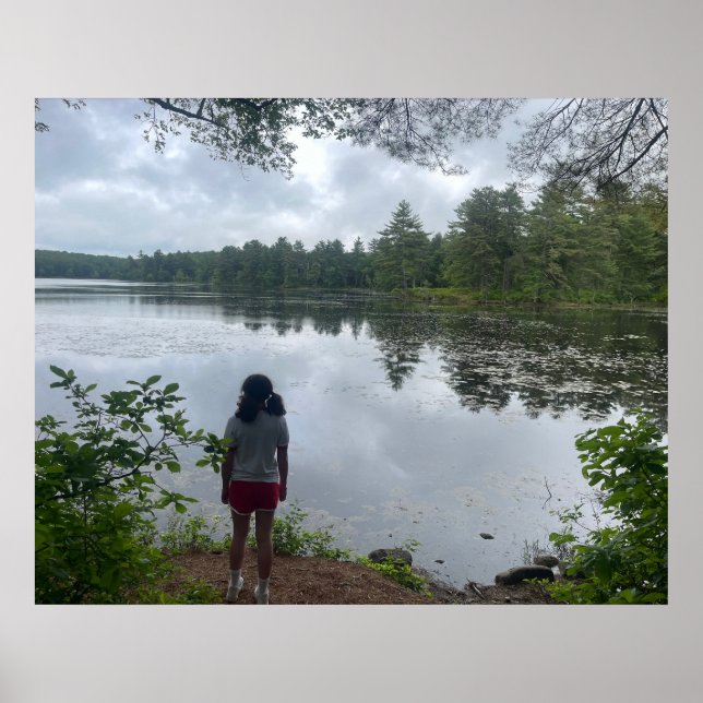 80-talets Borttappad i Skogen Poster (Framsidan)