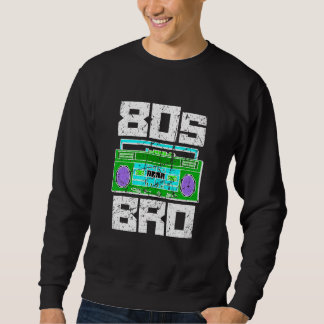 80-talets Bro 1980's Party 80's Brother Cassette P Lång Ärmad Tröja