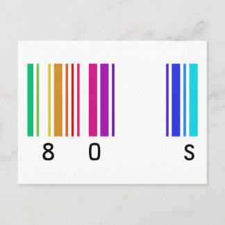 80-talets färg-design! vykort