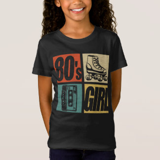 80-talets flicka 1980-tal, 80-talets Mode-Temapart T Shirt