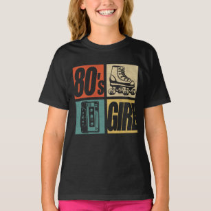 80-talets flicka 1980-tal, 80-talets Mode-Temapart T Shirt