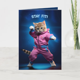 80-talets Gym Kitten Tack Kort
