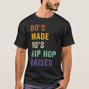 80-talets Hip hop-upphöjda musik T Shirt