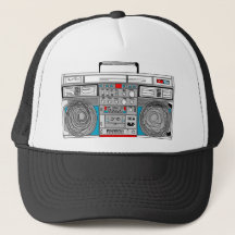 80-talets illustration av boombox
